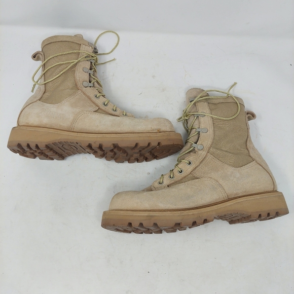 Rocky 790G Desert Tan Suede Military Combat Boots Gore Tex Tactical Size 6.5 W - Picture 5 of 10